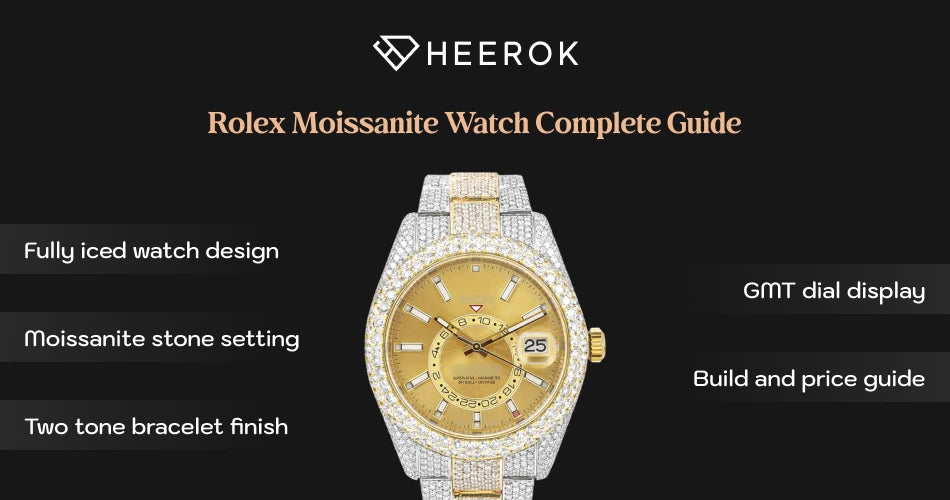 Rolex moissanite watch complete guide inner banner with fully iced moissanite diamond watch