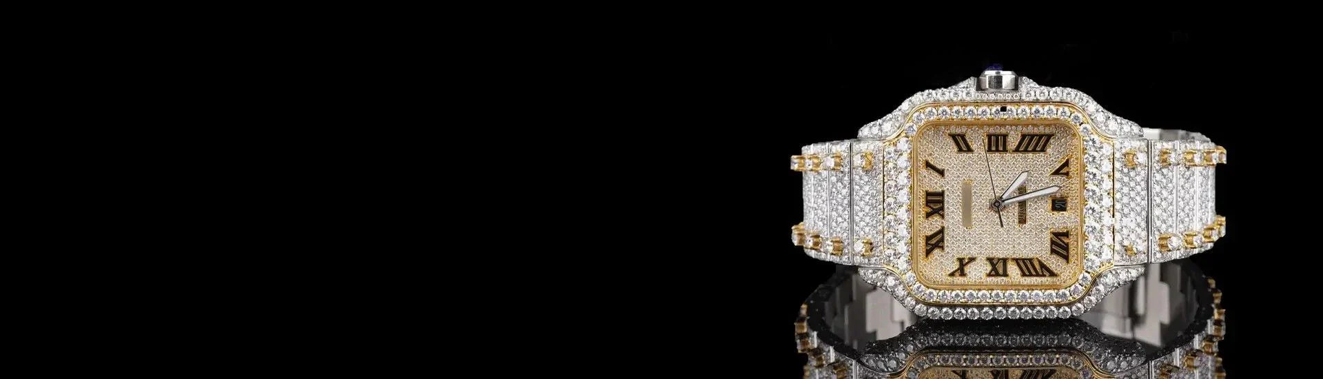 Cartier Moissanite Watch